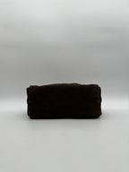 Chanel 25 Hobo Mini Dark Brown Suede Gold Hardware