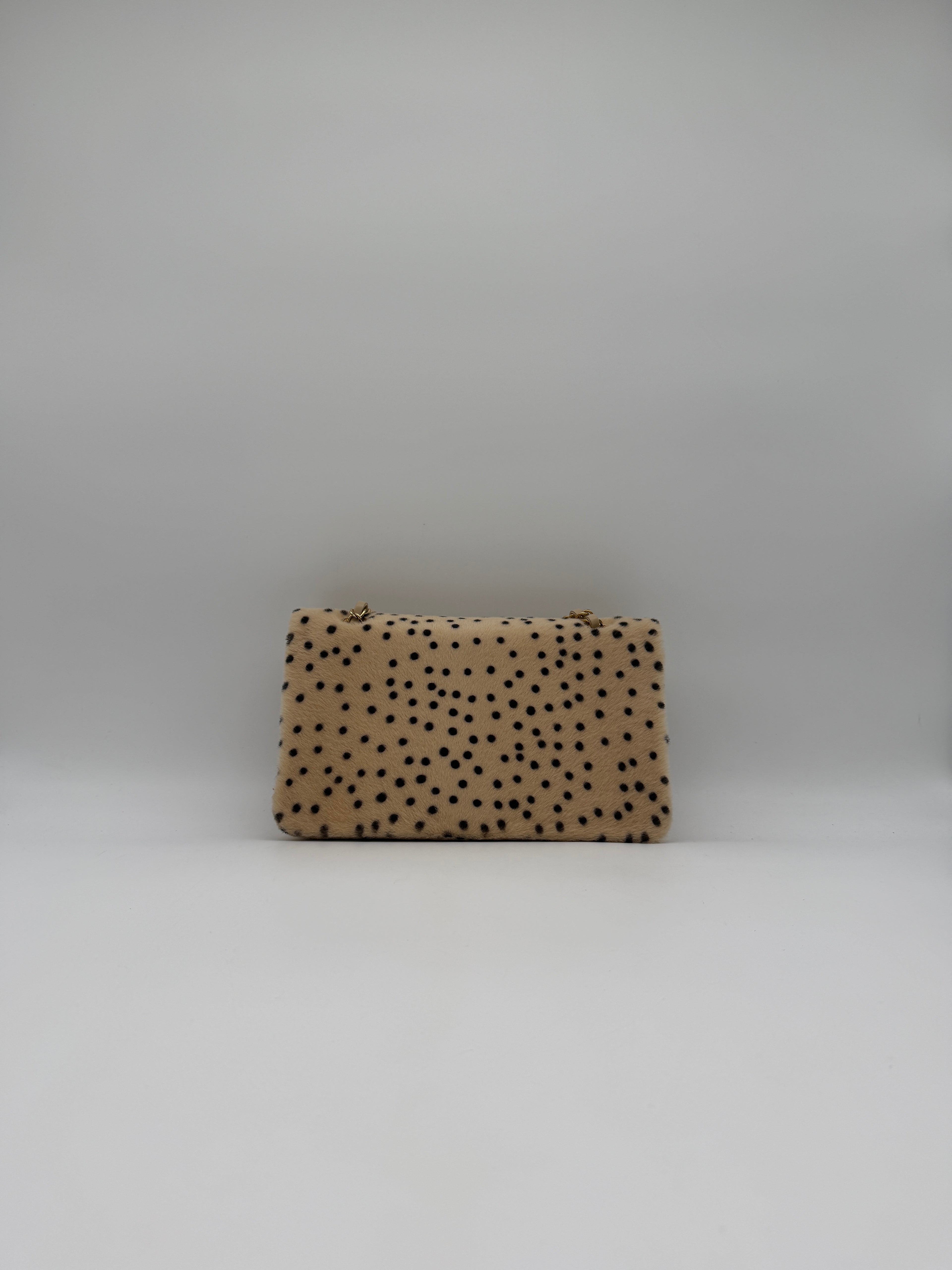 Chanel Metiers d’Art 2026 Flap Bag Light Beige & Black Lambskin & Gold-Tone Metal