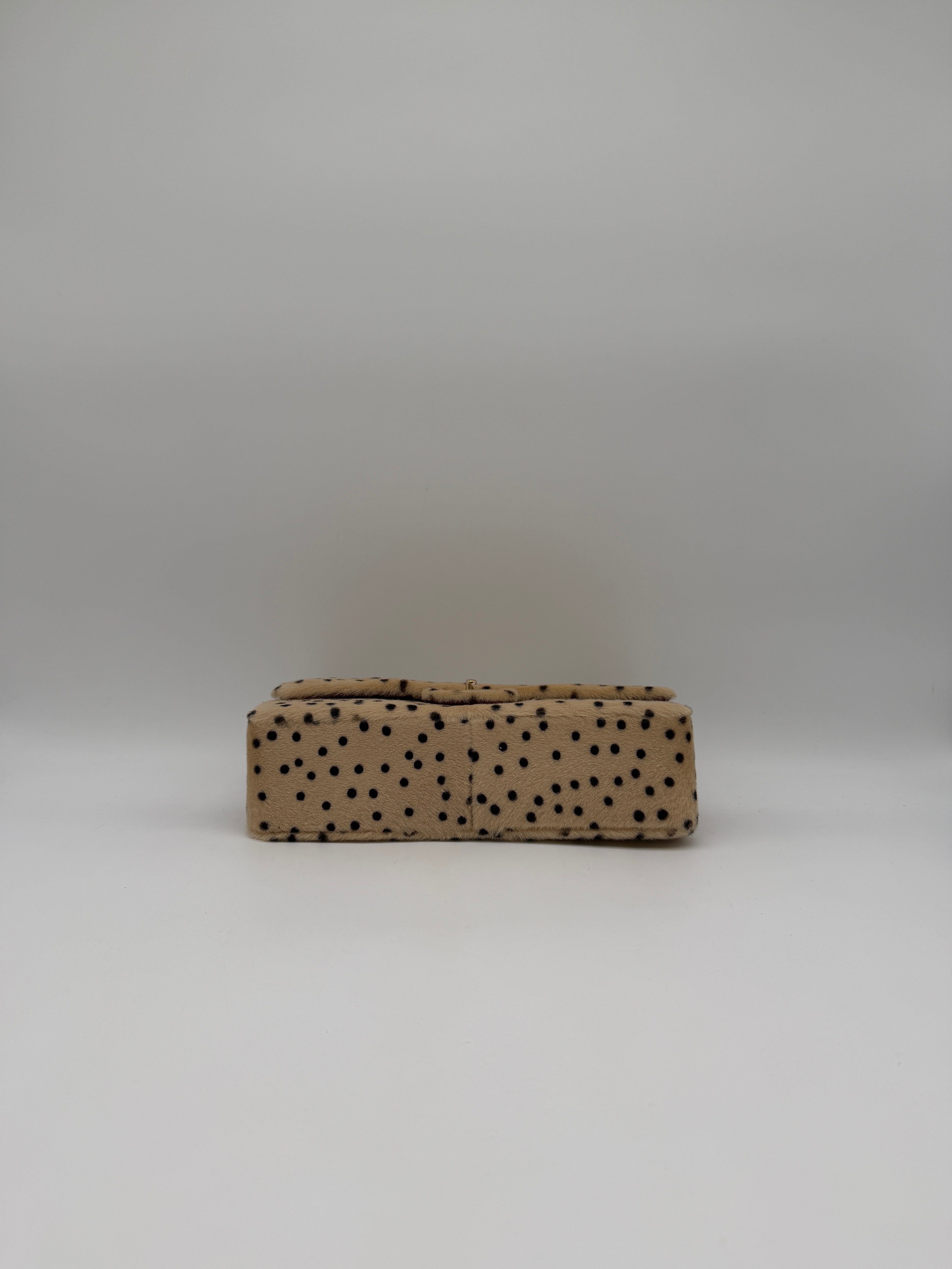 Chanel Metiers d’Art 2026 Flap Bag Light Beige & Black Lambskin & Gold-Tone Metal