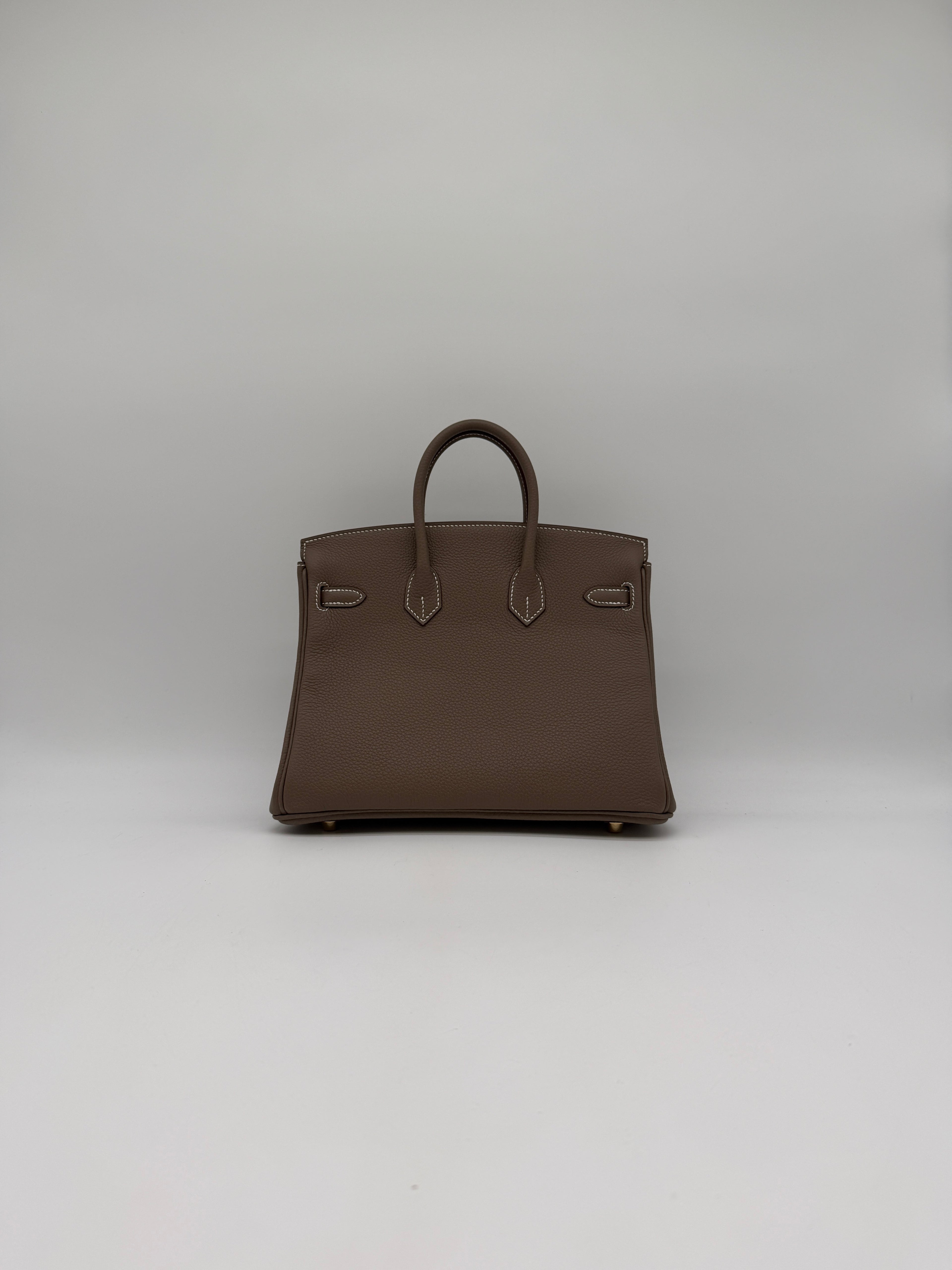 Hermès Birkin 25 Etoupe Togo Gold Hardware