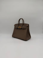 Hermès Birkin 25 Etoupe Togo Gold Hardware