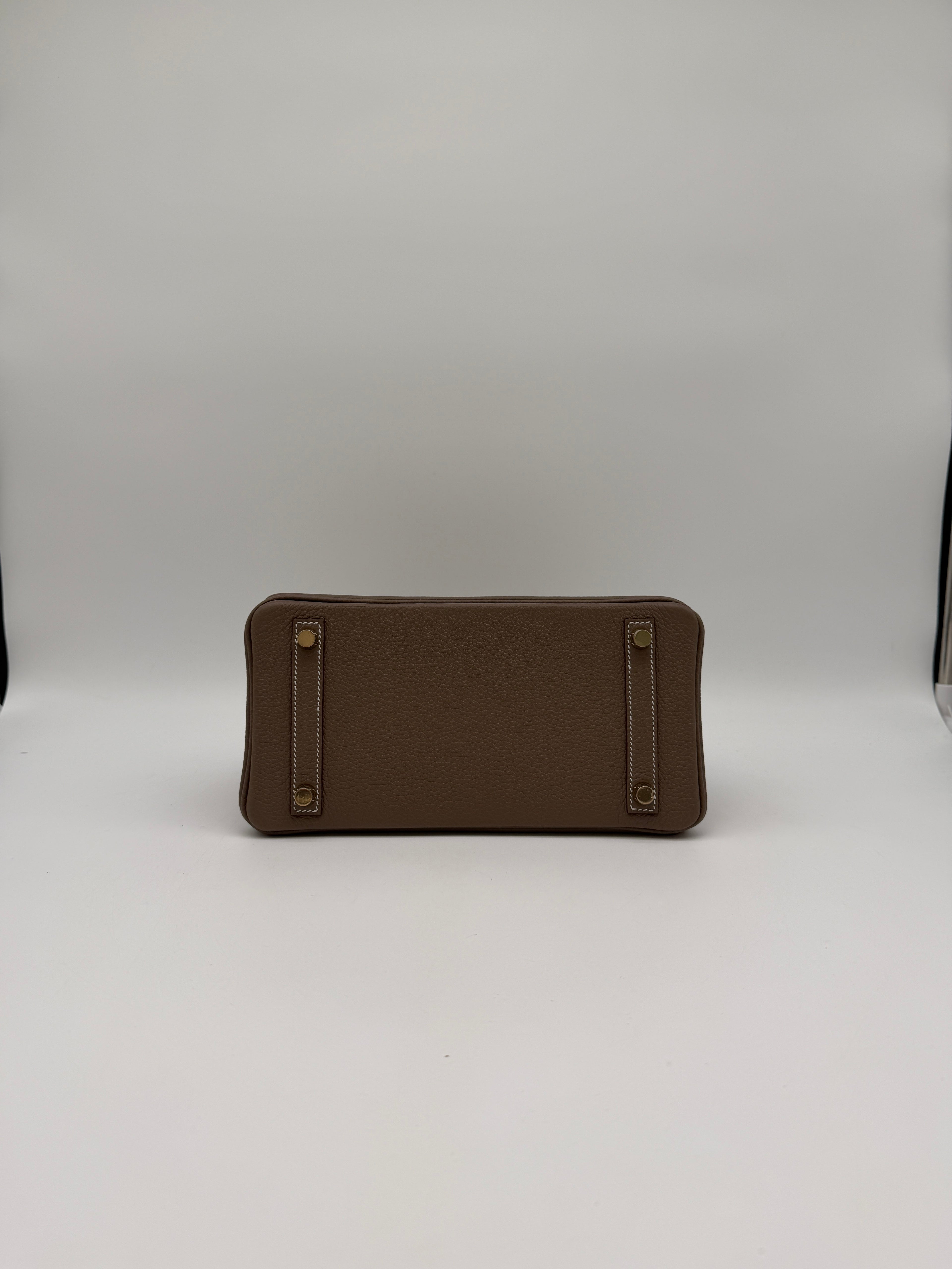 Hermès Birkin 25 Etoupe Togo Gold Hardware