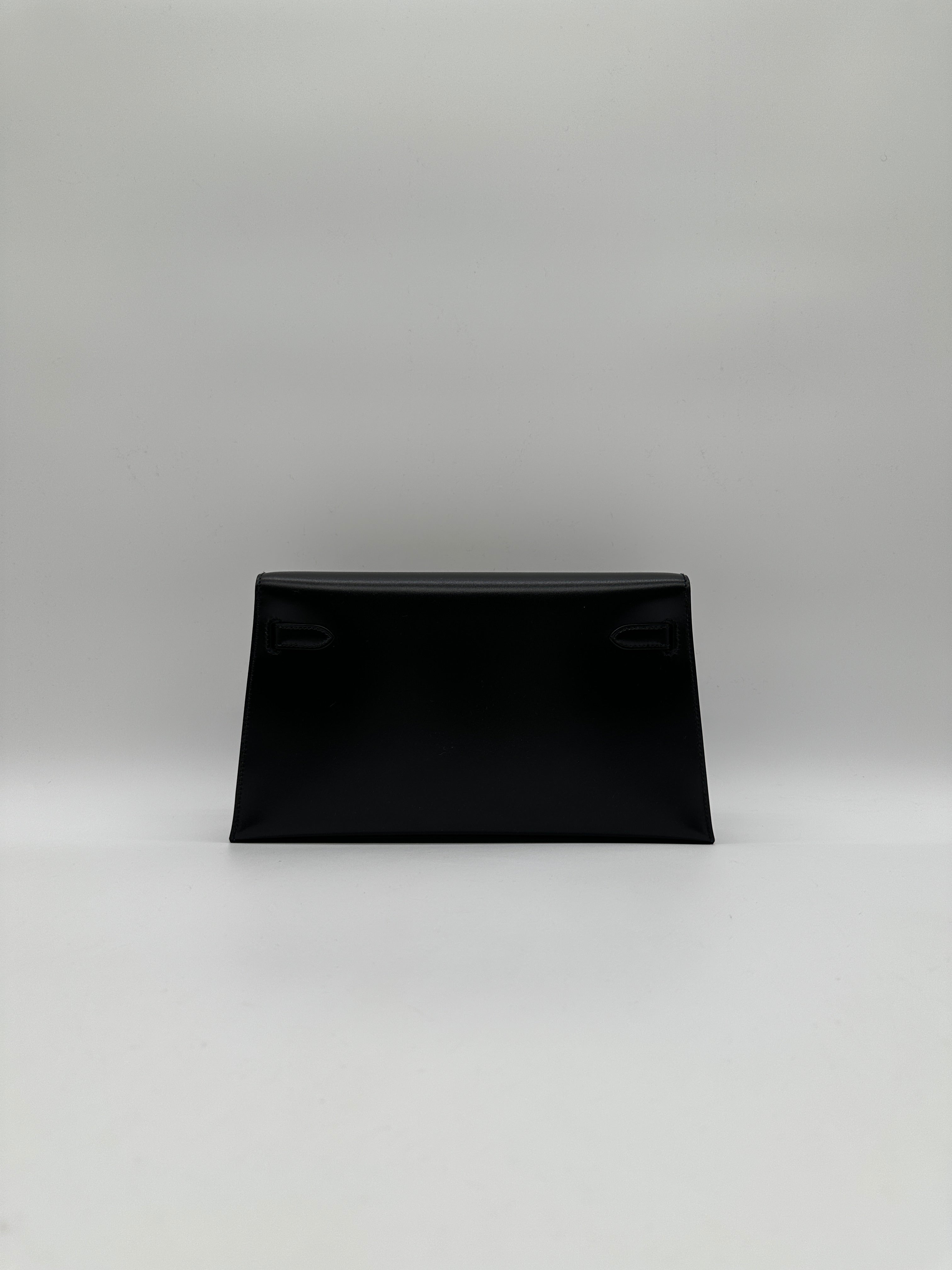 Hermès Kelly Elan Black Box Gold Hardware