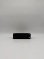 Hermès Mini Kelly Clou de coeur Black Chevre Palladium Hardware