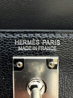 Hermès Mini Kelly Clou de coeur Black Chevre Palladium Hardware