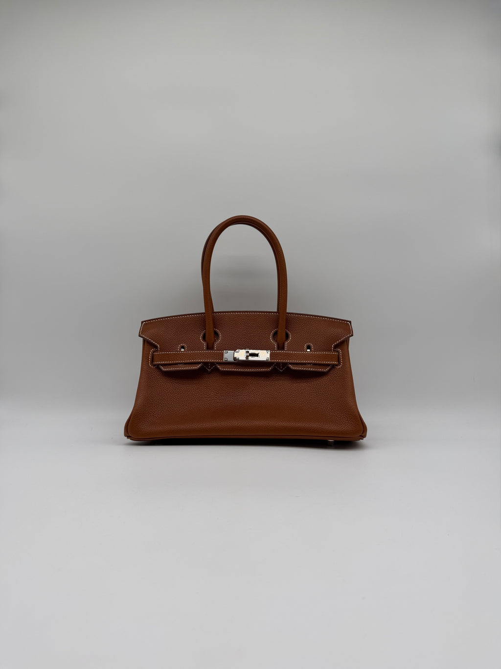 Hermès Birkin 29 Shoulder Fauve Barenia Palladium Hardware