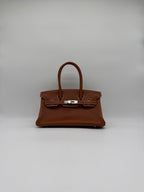 Hermès Birkin 29 Shoulder Fauve Barenia Palladium Hardware
