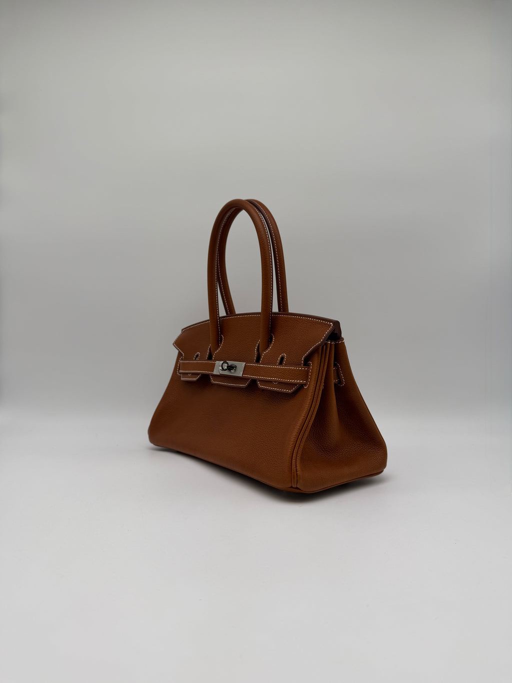Hermès Birkin 29 Shoulder Fauve Barenia Palladium Hardware