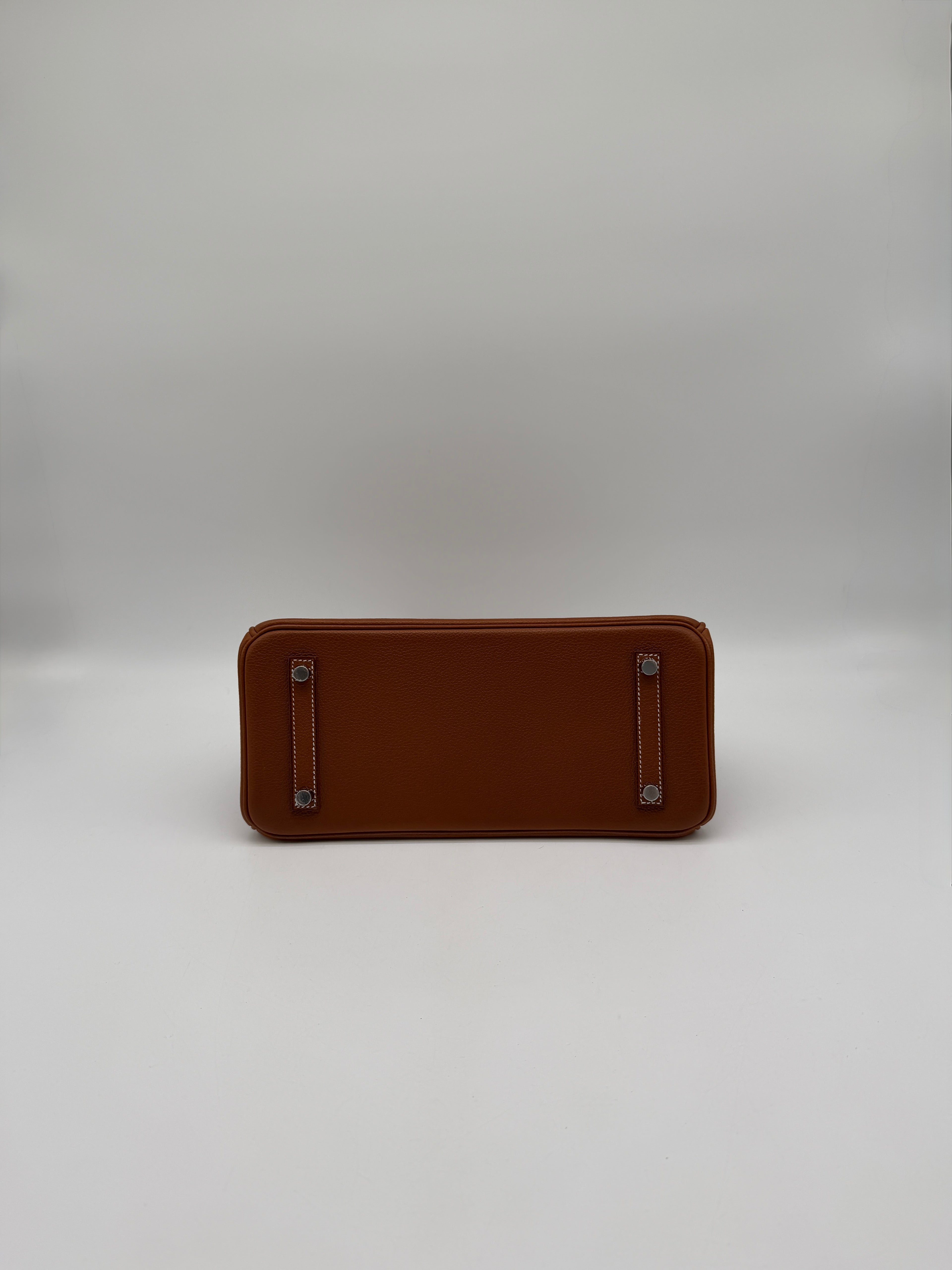 Hermès Birkin 29 Shoulder Fauve Barenia Palladium Hardware