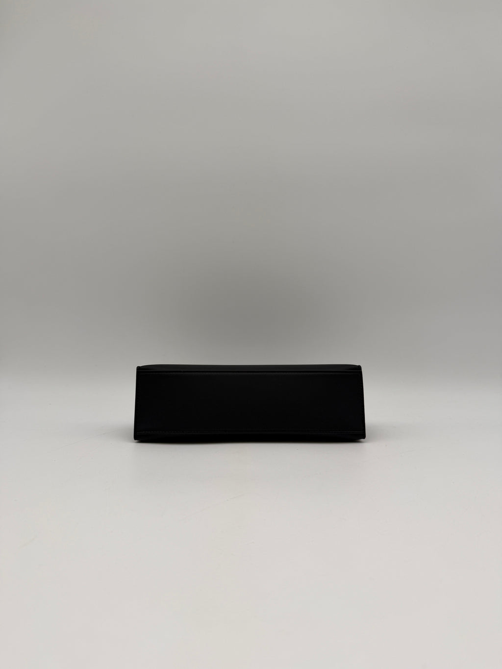 Hermès Kelly Pochette Black Swift Palladium Hardware