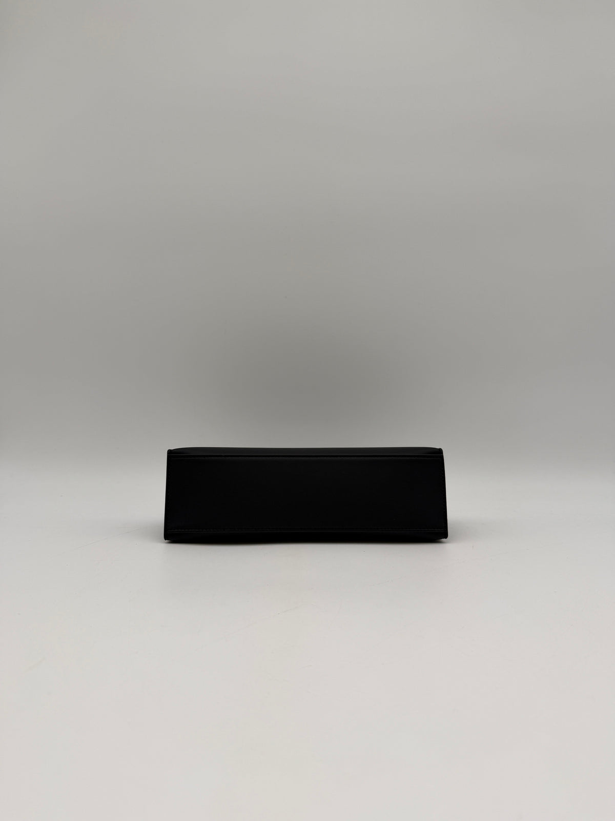 Hermès Kelly Pochette Black Swift Palladium Hardware