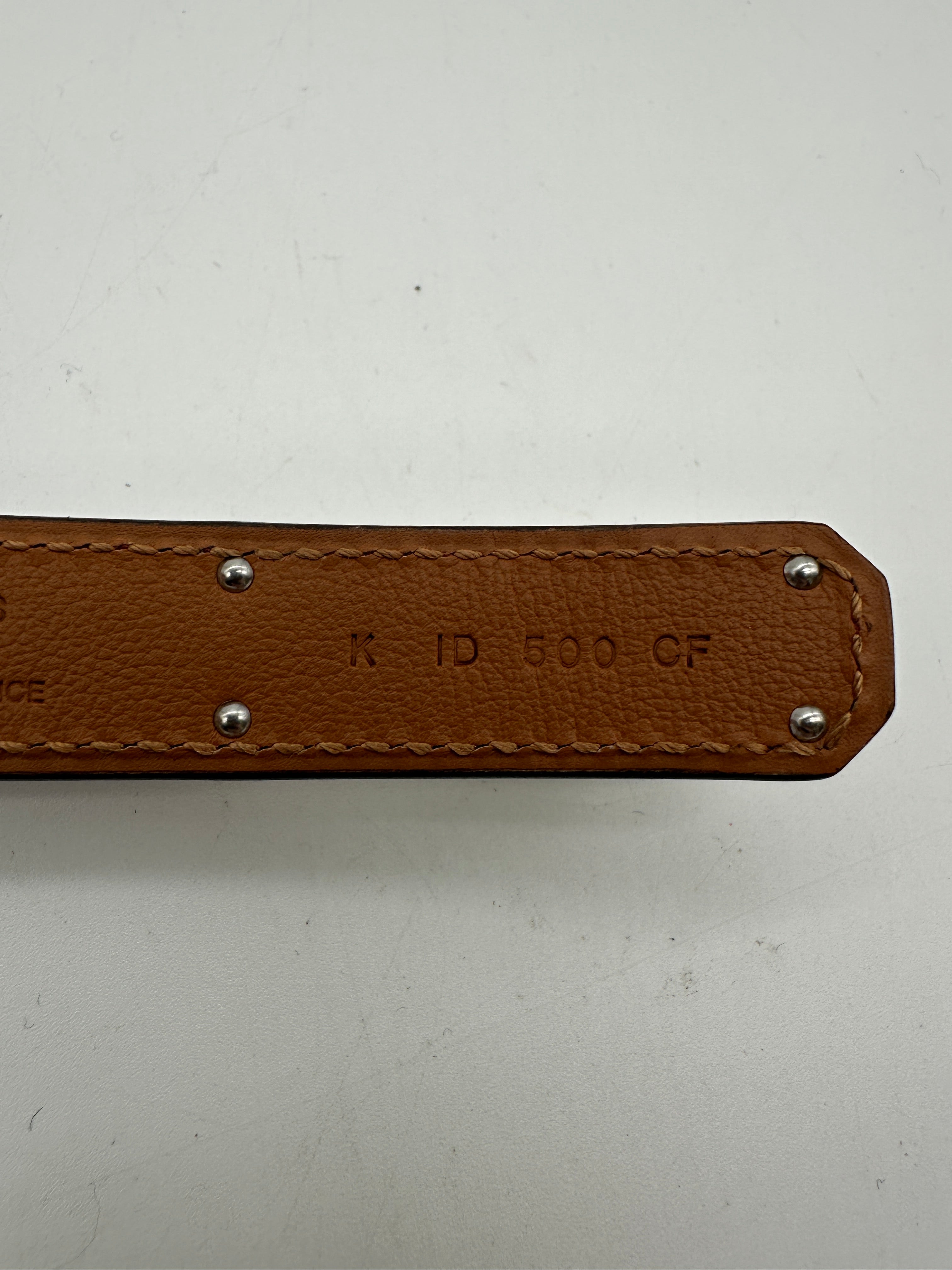 Hermès Kelly 18 Belt with Pocket Rouge H Epsom Palladium Hardware