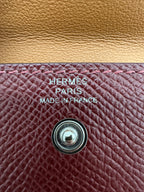 Hermès Kelly 18 Belt with Pocket Rouge H Epsom Palladium Hardware