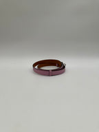 Hermès Kelly 18 Belt Mauve Sylvester Epsom  Palladium Hardware