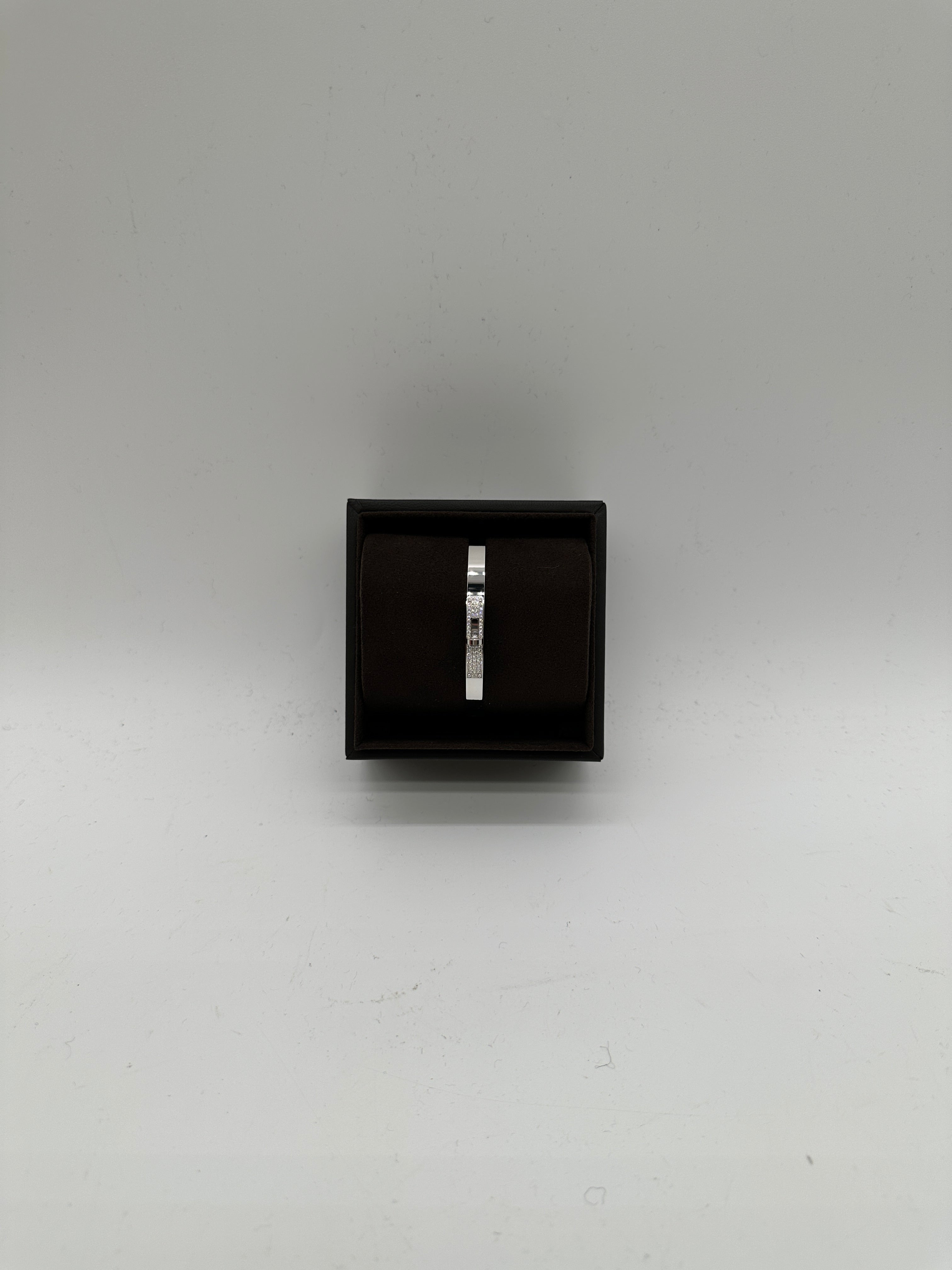 Hermès Kelly Bracelet Semi 61 diamonds 0.36ct PM