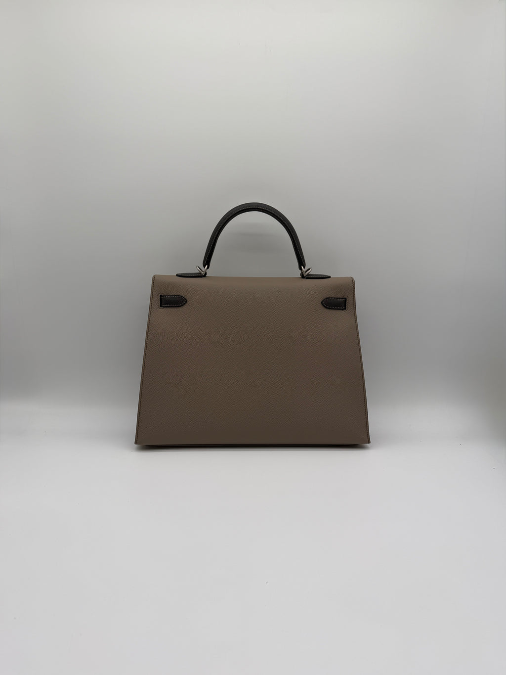 Hermès Kelly 35 HSS Gris Asphalte/ Graphite Epsom Brushed Palladium Hardware