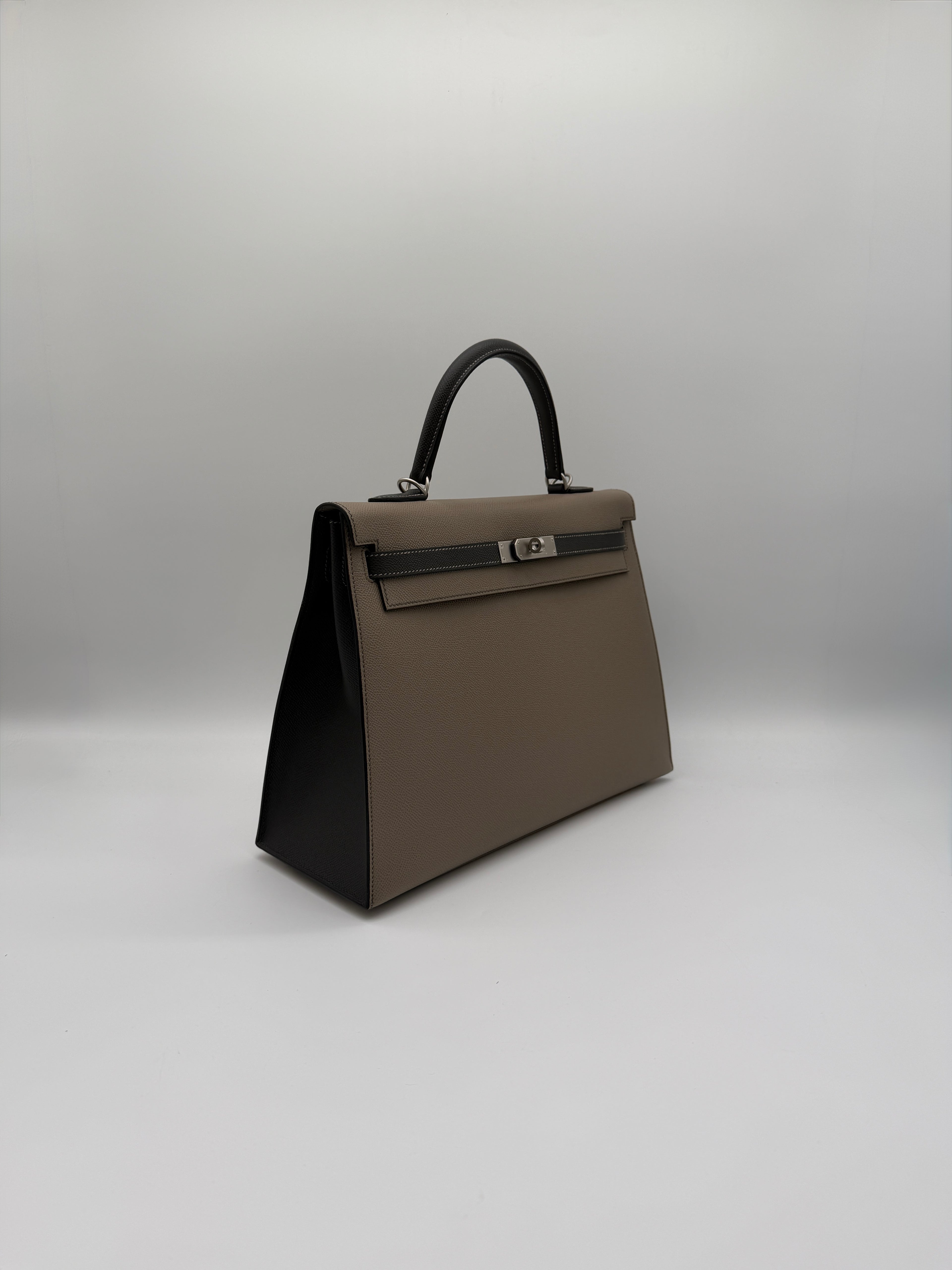 Hermès Kelly 35 HSS Gris Asphalte/ Graphite Epsom Brushed Palladium Hardware