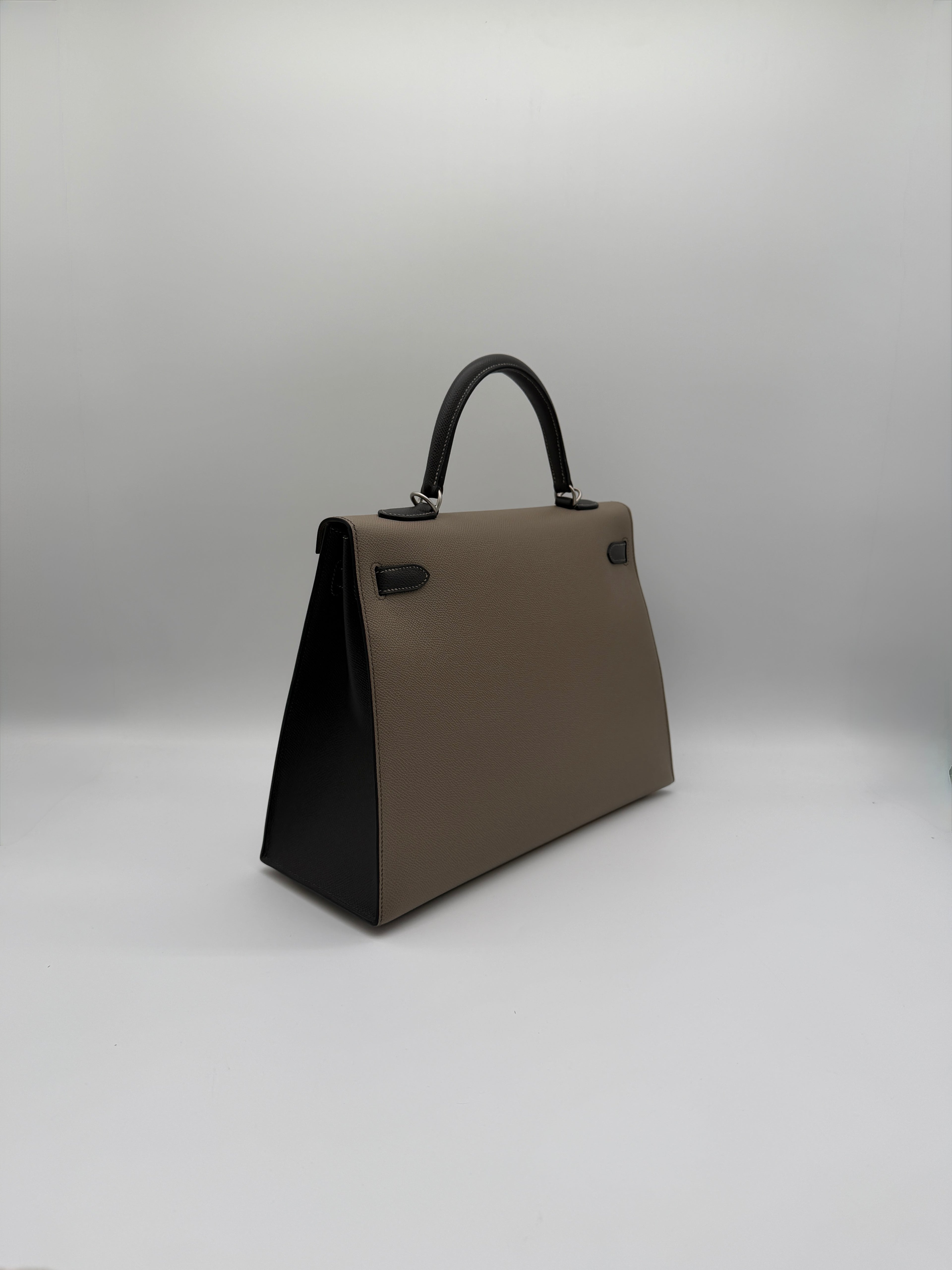 Hermès Kelly 35 HSS Gris Asphalte/ Graphite Epsom Brushed Palladium Hardware