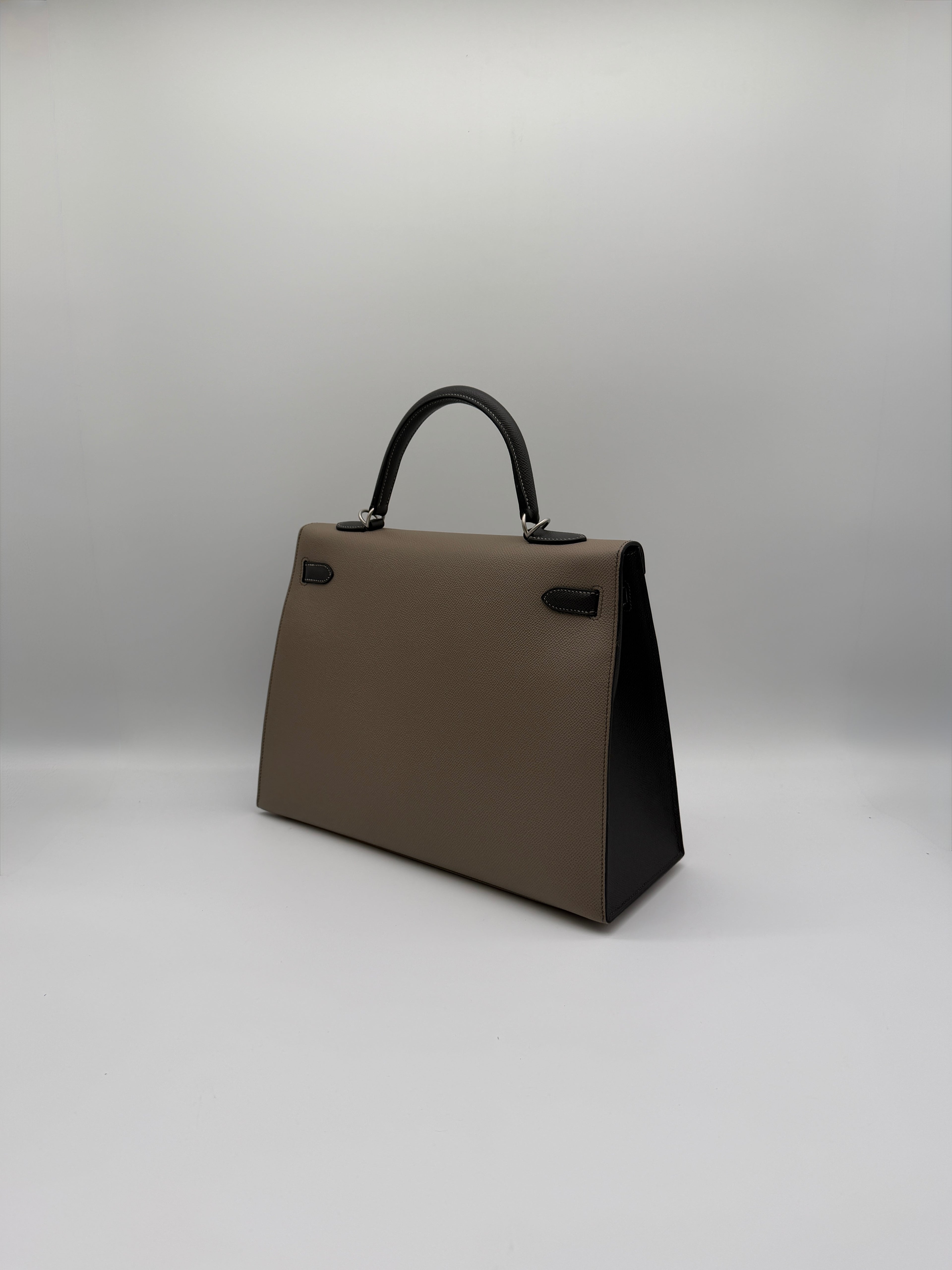 Hermès Kelly 35 HSS Gris Asphalte/ Graphite Epsom Brushed Palladium Hardware