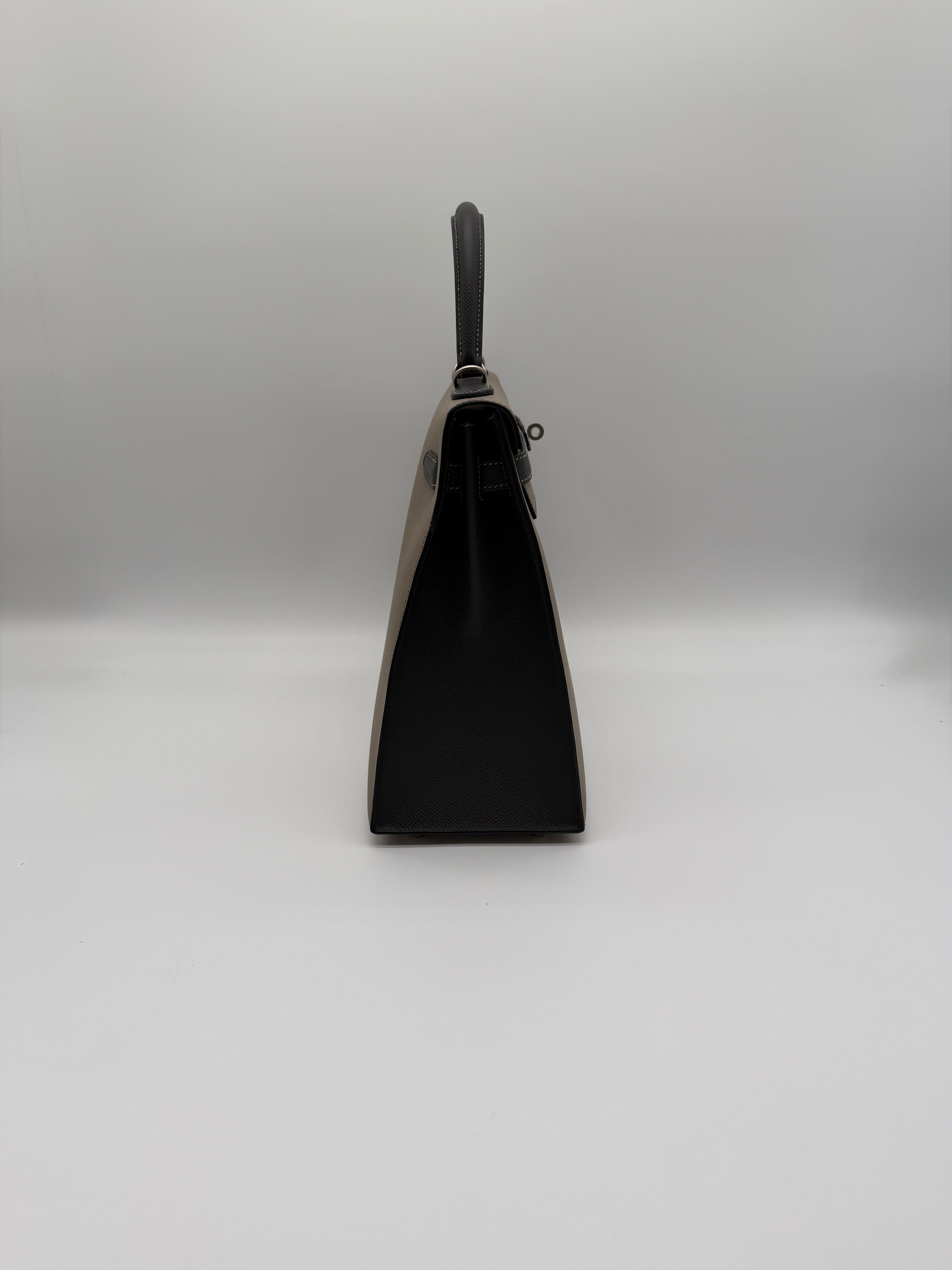 Hermès Kelly 35 HSS Gris Asphalte/ Graphite Epsom Brushed Palladium Hardware