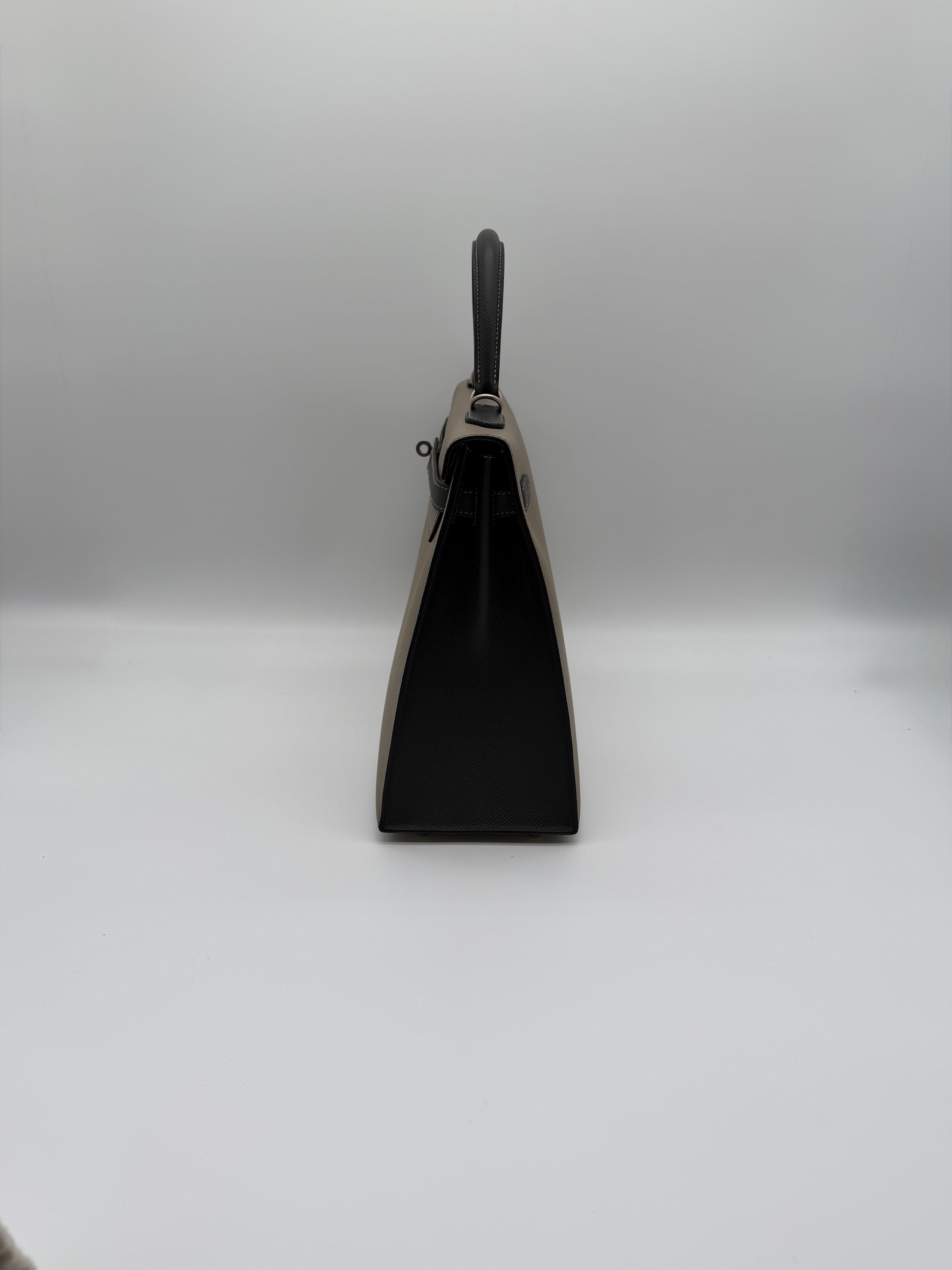 Hermès Kelly 35 HSS Gris Asphalte/ Graphite Epsom Brushed Palladium Hardware