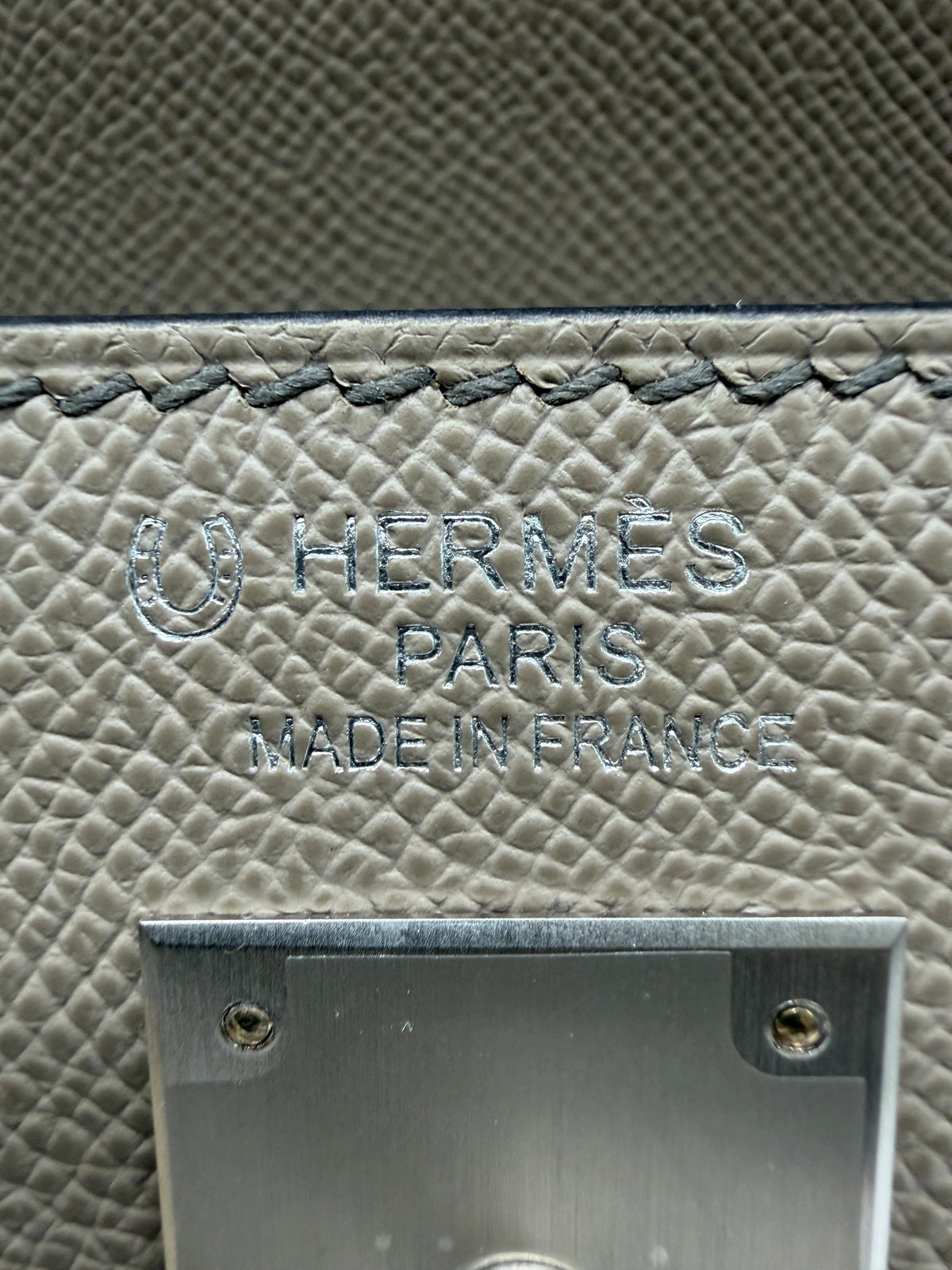 Hermès Kelly 35 HSS Gris Asphalte/ Graphite Epsom Brushed Palladium Hardware