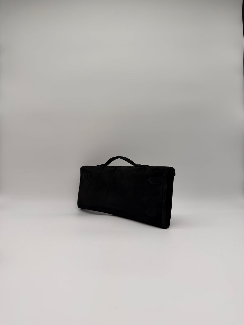 Hermès Kelly Cut Black Doblis Permabrass Hardware
