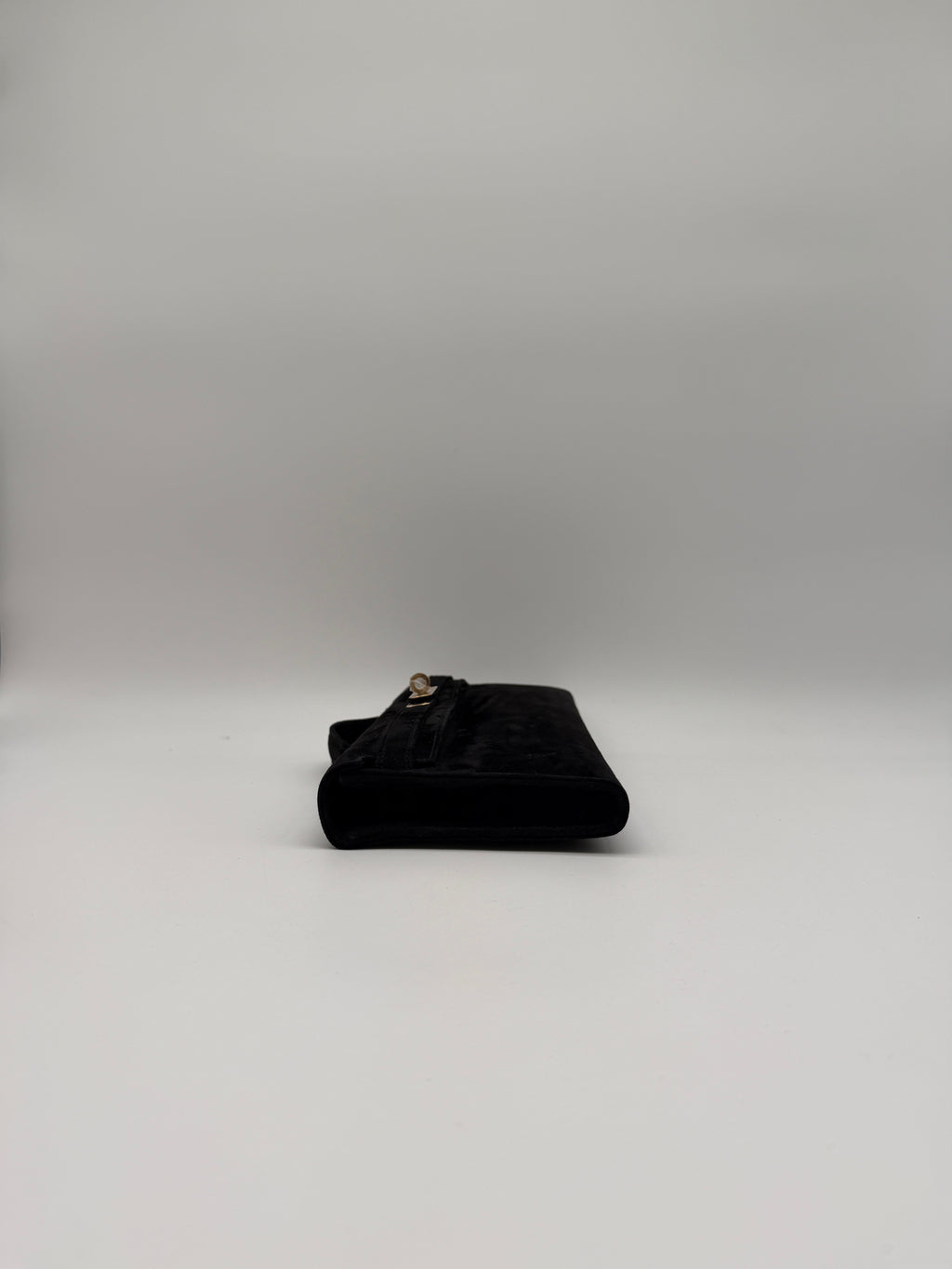 Hermès Kelly Cut Black Doblis Permabrass Hardware