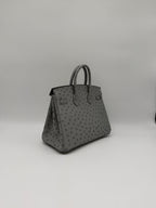 Hermès Birkin 25 Ostrich Bleu Glacier Palladium Hardware