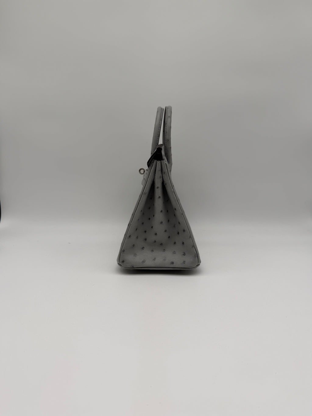 Hermès Birkin 25 Ostrich Bleu Glacier Palladium Hardware
