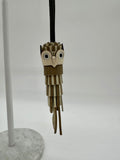 Hermès Chouette Owl Charm Marfa/ Craie/ Noir /Nata /Blanc Milo, Swift and Epsom