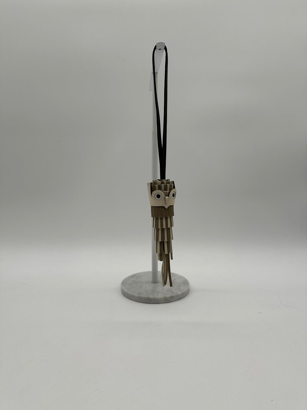 Hermès Chouette Owl Charm Marfa - Craie - Noir - Nata - Blanc Milo - Swift and Epsom