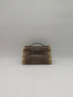 Hermès Kelly Pochette Ombre Lizard Ombre  Palladium Hardware