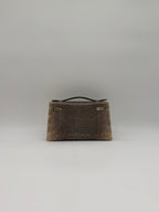Hermès Kelly Pochette Ombre Lizard Ombre  Palladium Hardware