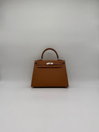 Hermès Kelly 25 Gold Epsom Palladium Hardware
