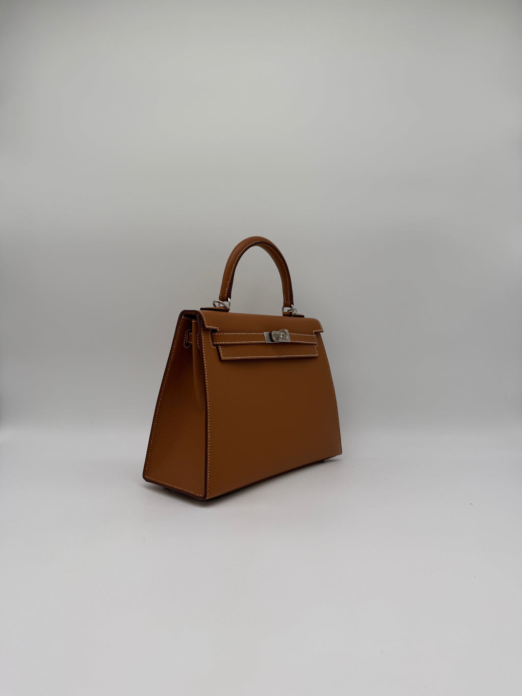 Hermès Kelly 25 Gold Epsom Palladium Hardware
