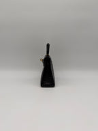 Hermès Mini Kelly Black Matte Alligator Gold Hardware