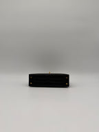 Hermès Mini Kelly Black Matte Alligator Gold Hardware