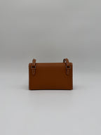 Hermès Pochette Hermesnap Wallet Gold Epsom Palladium Hardware