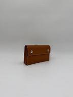 Hermès Pochette Hermesnap Wallet Gold Epsom Palladium Hardware