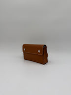 Hermès Pochette Hermesnap Wallet Gold Epsom Palladium Hardware