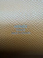 Hermès Pochette Hermesnap Wallet Gold Epsom Palladium Hardware