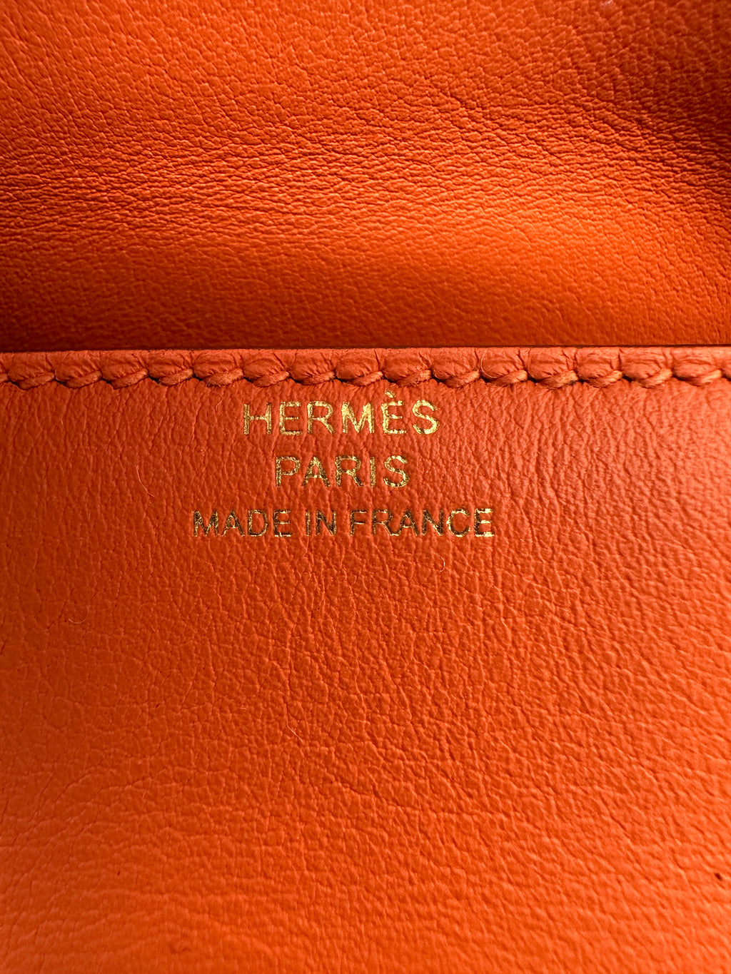 Hermès Kelly Doll Orange & Rose Sakura Swift Palladium Hardware