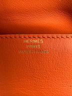 Hermès Kelly Doll Orange & Rose Sakura Swift Palladium Hardware