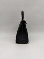 Hermès Kelly 25 Black Togo Gold Hardware