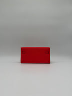 Hermès Kelly To Go Rose Texas Epsom Palladium Hardware