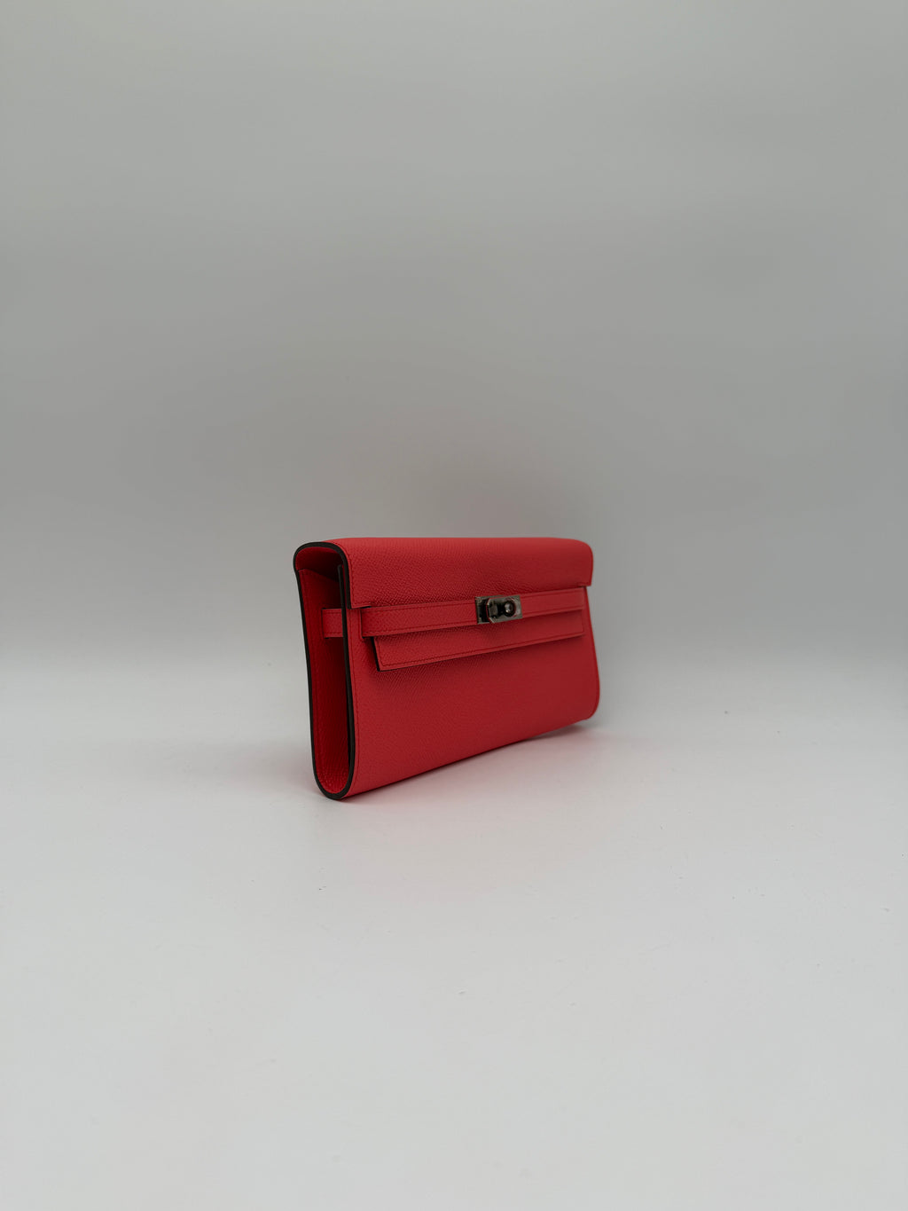 Hermès Kelly To Go Rose Texas Epsom Palladium Hardware