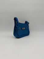 Hermès Mini Jypsiere Evercolor Blue Zellige Palladium Hardware