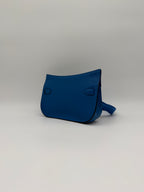 Hermès Mini Jypsiere Evercolor Blue Zellige Palladium Hardware