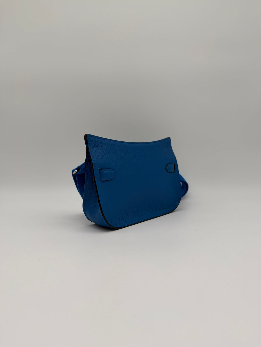 Hermès Mini Jypsiere Evercolor Blue Zellige Palladium Hardware
